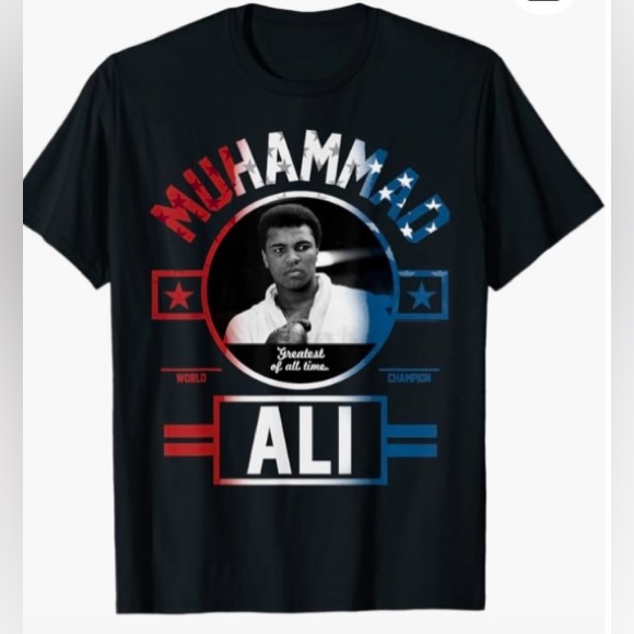 ALi: Muhammad ALI greatest of all time world champion black men’s tee shirt. - Picture 1 of 4